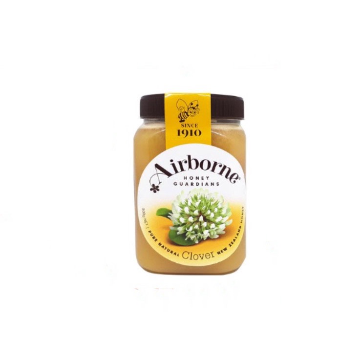 Airborne Clover Honey 500 Gram - FREE SENDOK KAYU &amp; BUBBLEWRAP