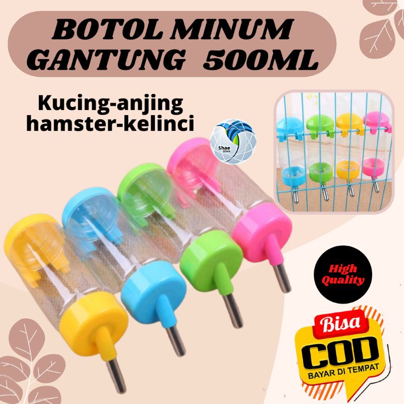 Dot Botol Minum Kucing /Anjing/Kelinci Sweet 500ml