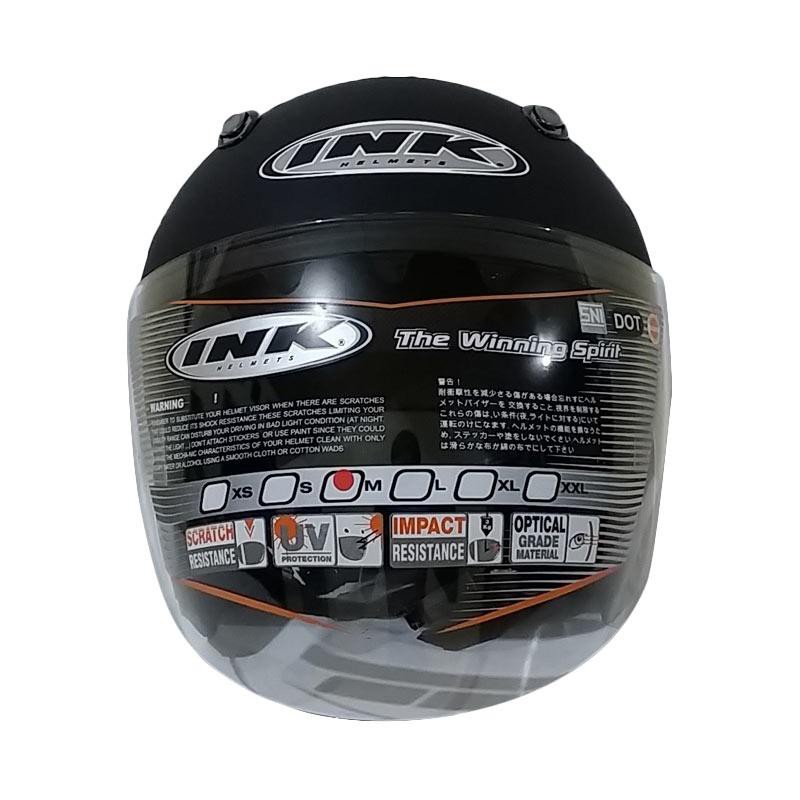 HELM INK CENTRO SOLID - BLACK MATT