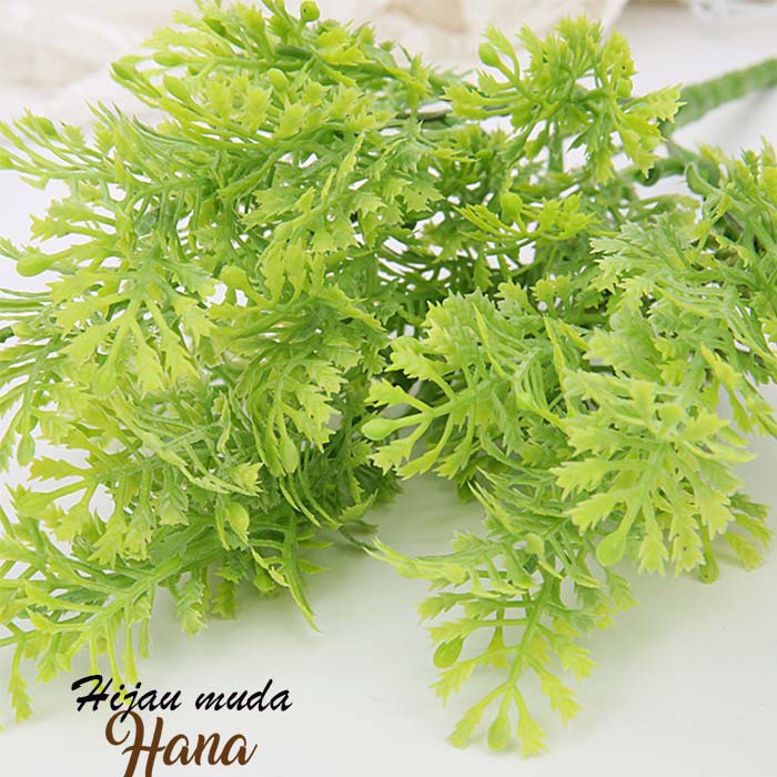 Daun artificial / daun mimosa plastik / bunga plastik-4