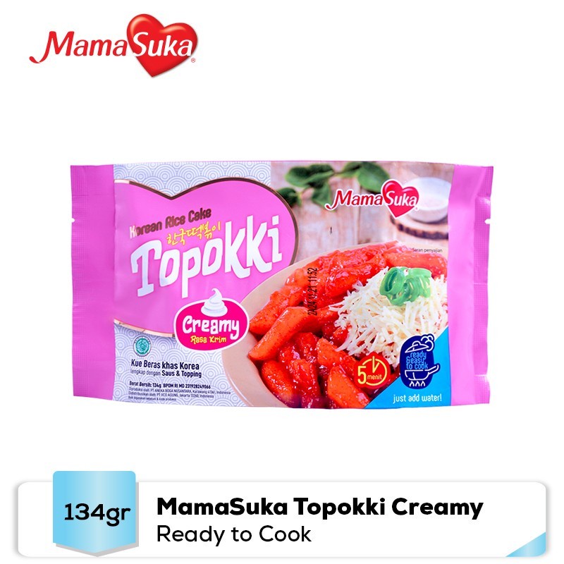 

Mamasuka Topokki Creamy 134g /Topokki Instant/Camilan Instant