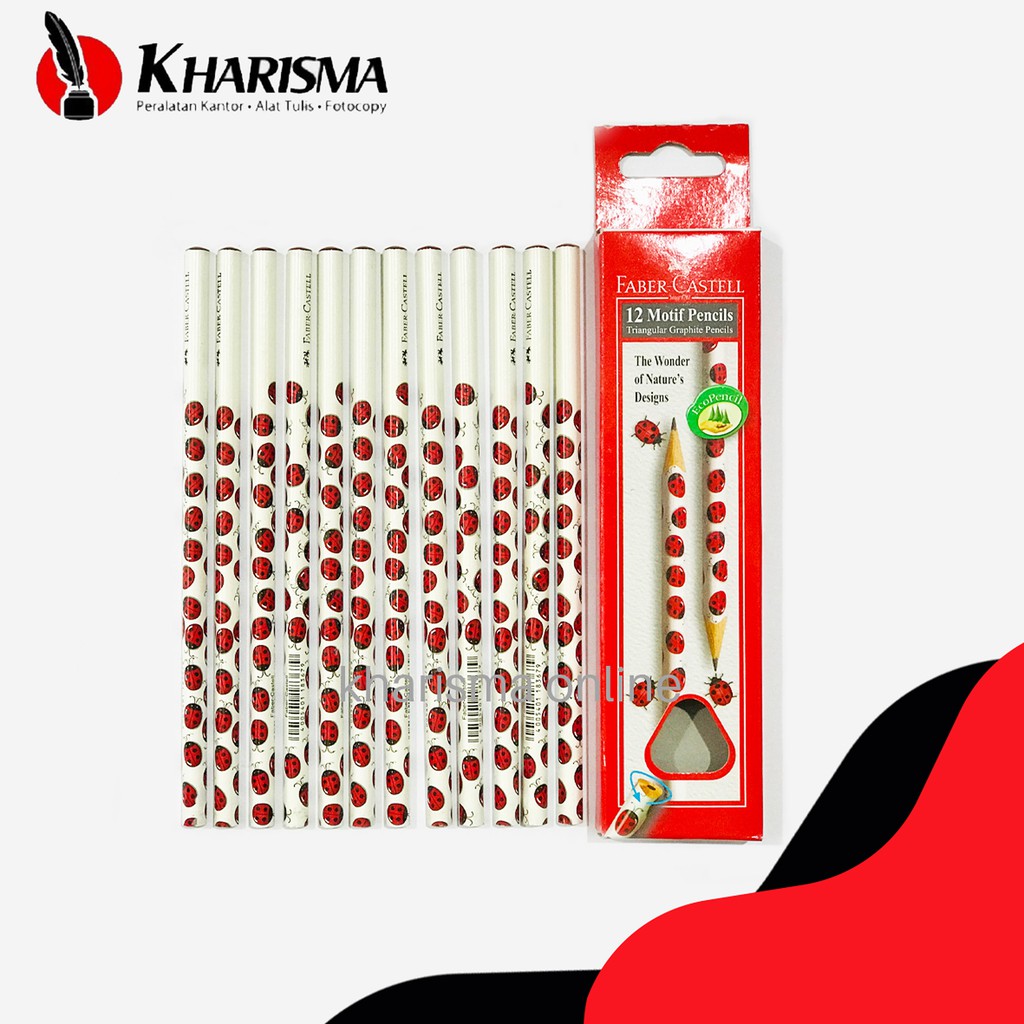 

Faber-Castell Pencil Pensil Kayu Motif Sapi Kumbang Jerapah Ikan Kepiting