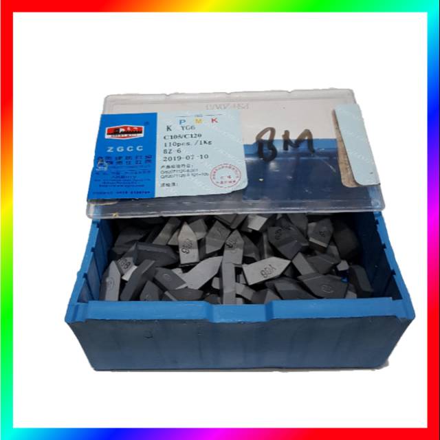 1 BOX 110 PCS MATA WIDIA YG6 8MM /MATA INTAN/MATA PAHAT WIDIA/BETEL GREAT WALL