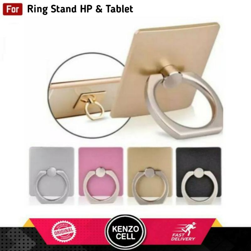 Ring Stand HP atau Tab - Iring Cicin Sandaran Standing i-ring HP All Merk Kualitas Bagus