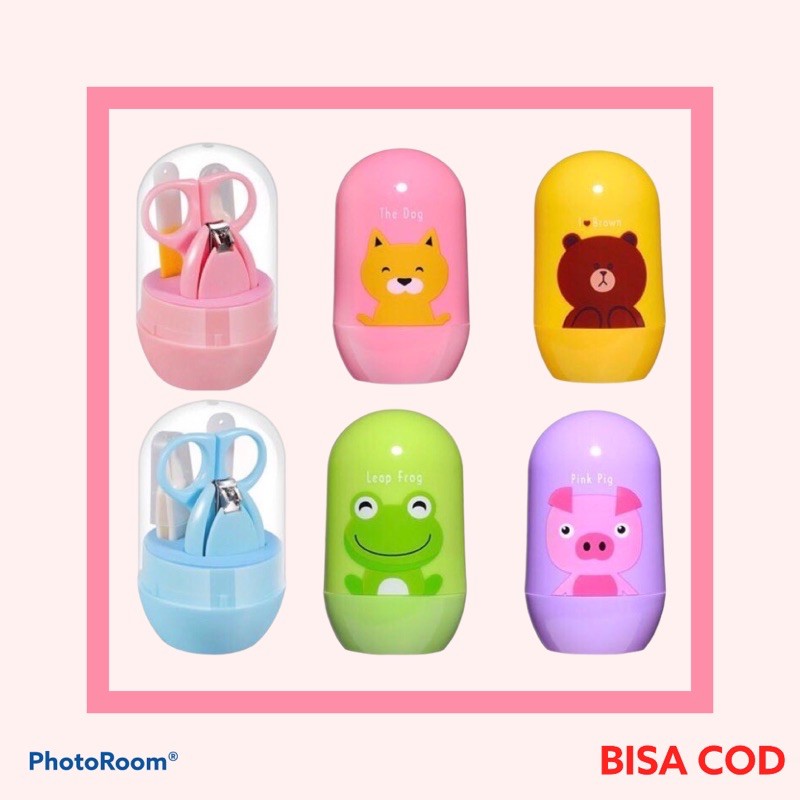 GUNTING KUKU BAYI / Gunting Kuku Bayi Set isi 4 / GUNTING KUKU SET