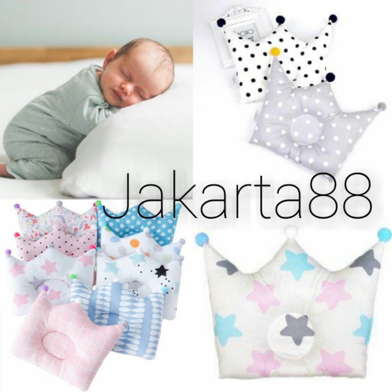 Bantal Bayi  / Bantal  Anti Peyang Bantal Baby / Bantal Peang Mahkota / Bantal Mahkota BCM09 U1