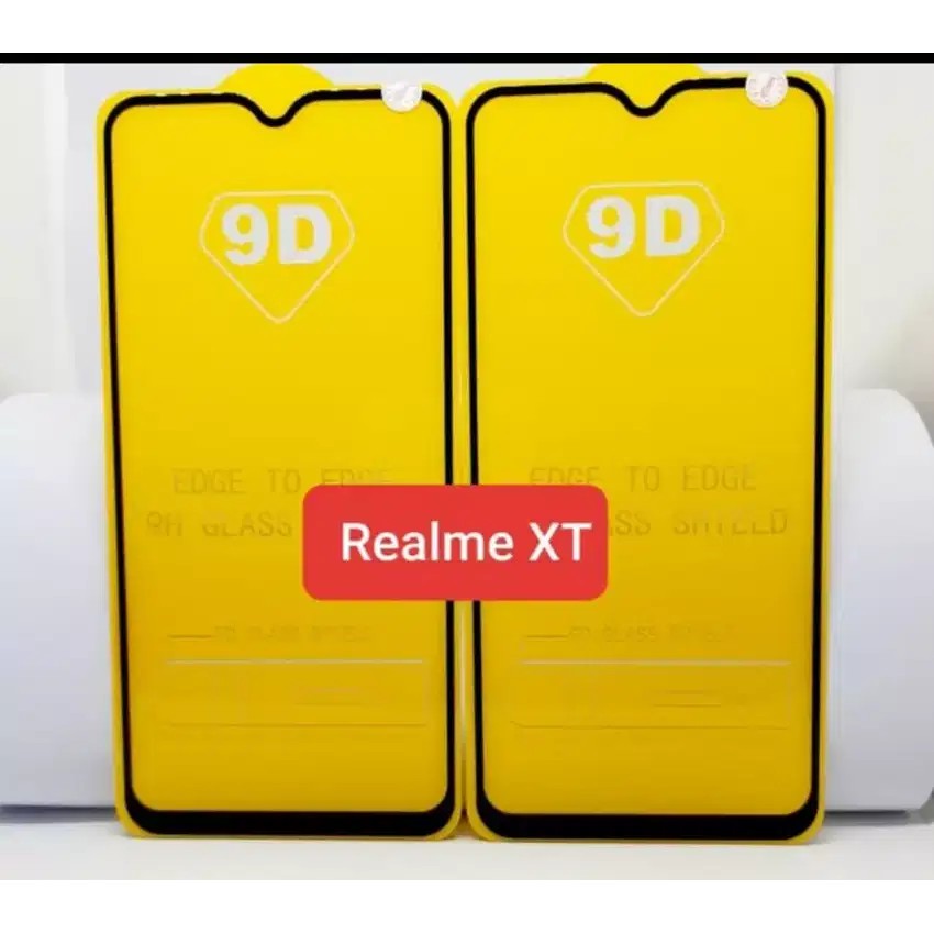 Tempered Glass Full for Realme XT Tempered Glass 9D Full Layar