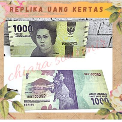 Replika Uang Kertas Uang Mainan Shopee Indonesia