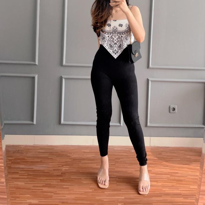 Legging Panjang Wanita - Legging Import - Legging Tebal Import Stretch