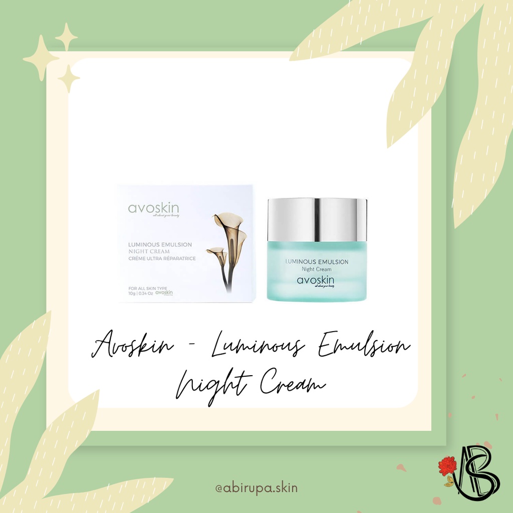 AVOSKIN LUMINOUS EMOLSION NIGHT CREAM