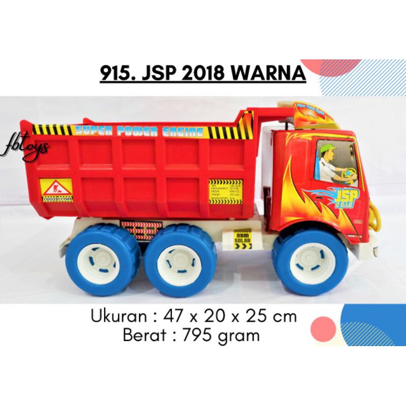 Mainan anak Truck JSP 2018 warna