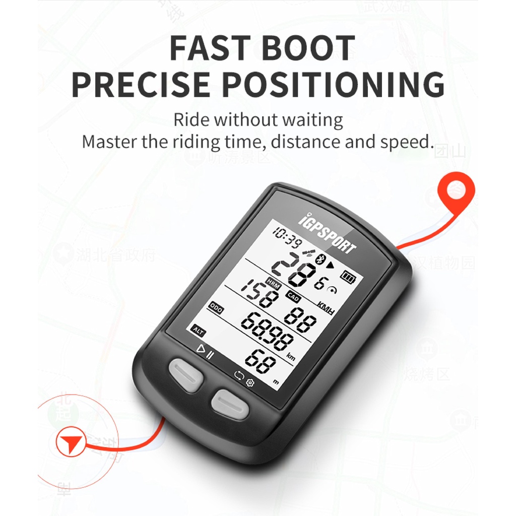 iGPSport IGS10S Bike Computer GPS Speedometer