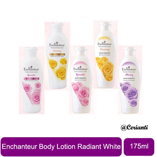 Enchanteur body lotion 175 ml Radiant White