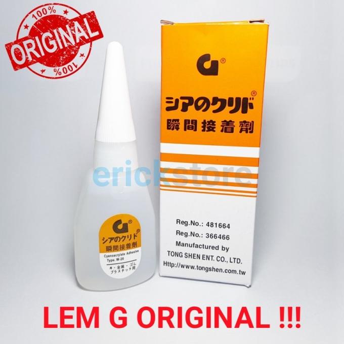 

Ready stock] Lem G Original Super Glue Cair Asli Korea Kayu Besi Plastik Isi Penuh
