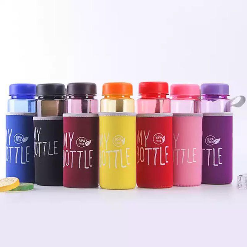 [1KILO ISI 10PCS FULL COLOR BENING] NEW Botol Minum My Bottle FULL COLOUR Free Pouch Busa