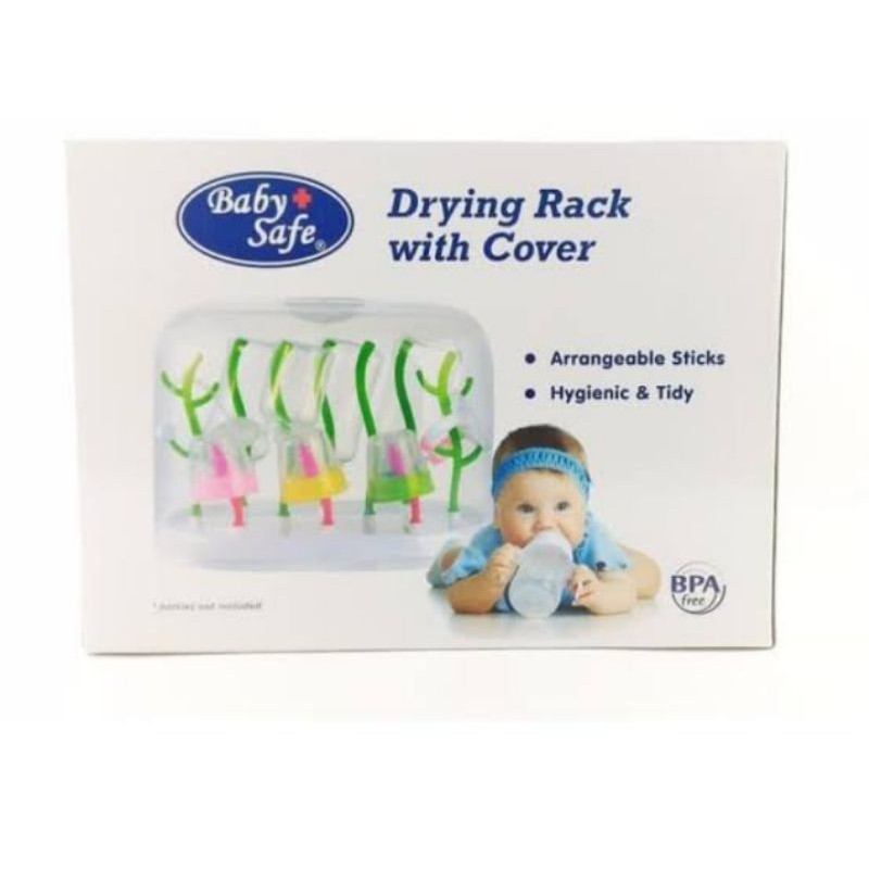 Baby Safe Drying Rack With Cover