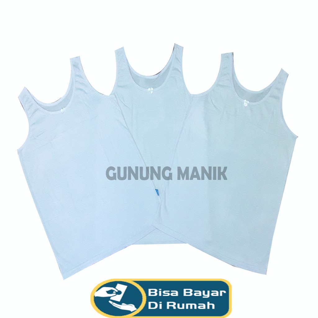 PAKAIAN DALAM TANK-TOP GOLDEN NICK BAHAN KATUN PAKET 12 PCS TERMURAH