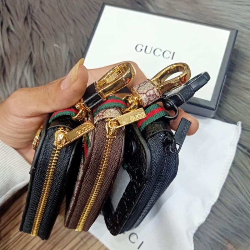 Gantungan Kunci Mobil &amp; Motor GUCCI Keychan Premium Impor