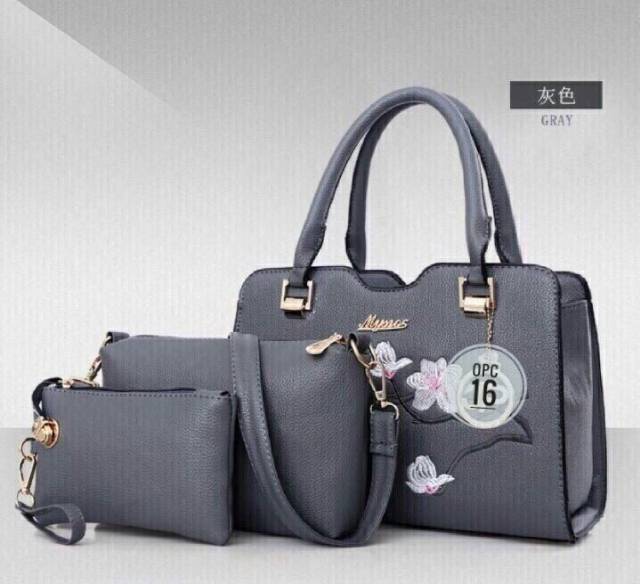 Fashion 3in1 kahiiyang / tas wanita / tas handbag murah