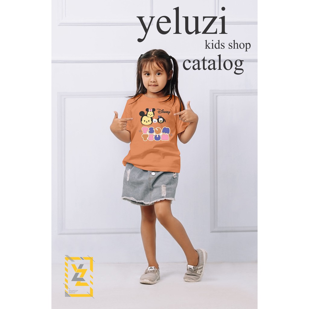 Kaos, Baju, Atasan anak Cewe,perempuan Land city yeluzi