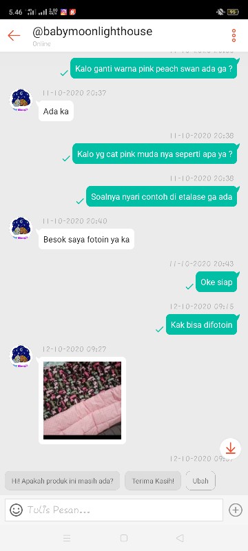 Bedding Set  - Pink Cat