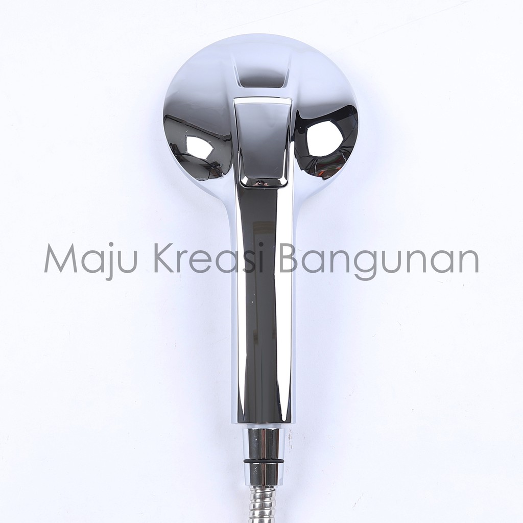 Hand Shower ONDA SO SS Chrome Kamar Mandi Tipe SOSS Kepala Bulat Toilet Termasuk Selang Fleksibel