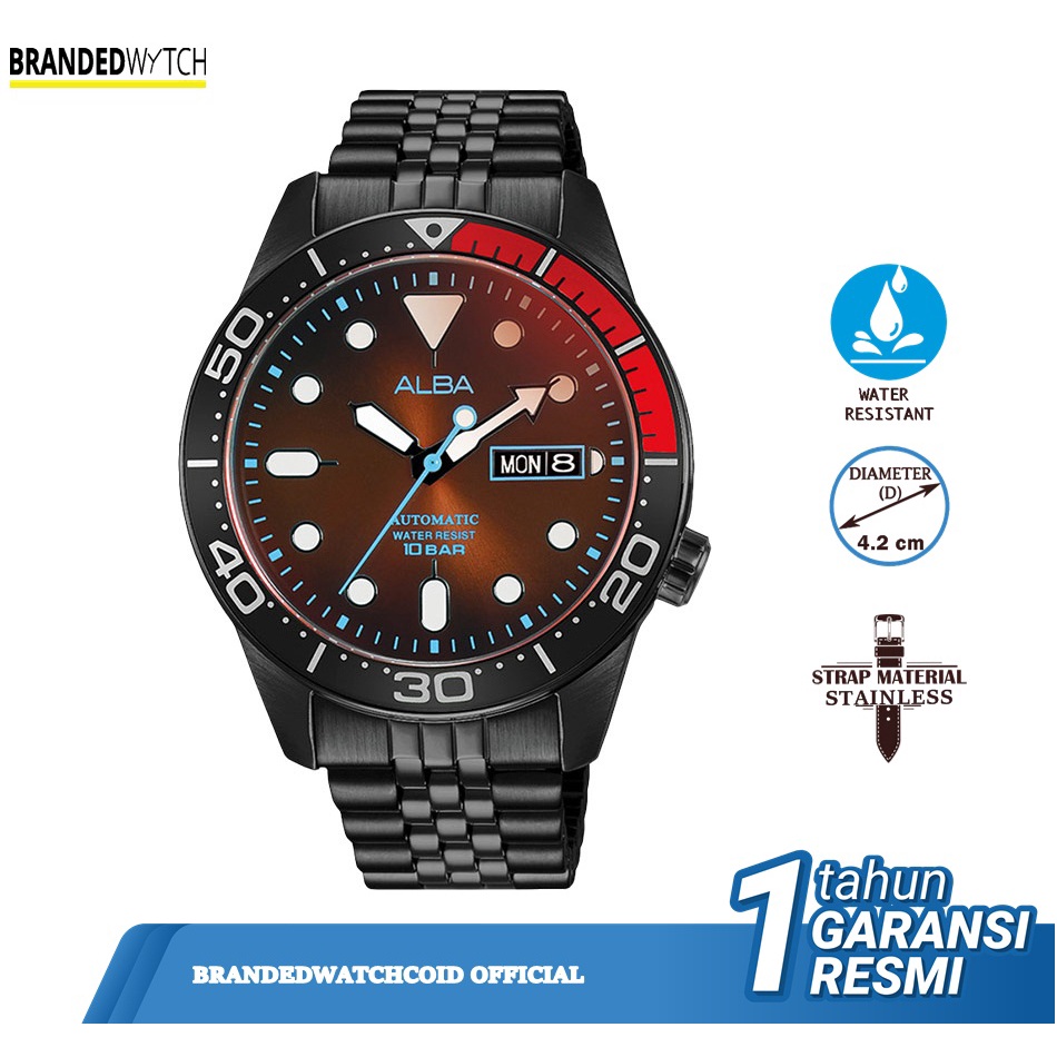 Alba AL4209X1 Jam Tangan Pria Alba AL4209 Original Diameter 4,2 cm