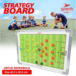 SPEEDS Papan Strategi Papan Taktik Sepak Bola Futsal Football Coach Board Games Soccer Game Anak 007-1