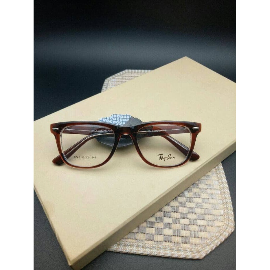 Frame Kacamata Anti Radiasi, Kaca mata Trendy 8240, Kaca mata Pria