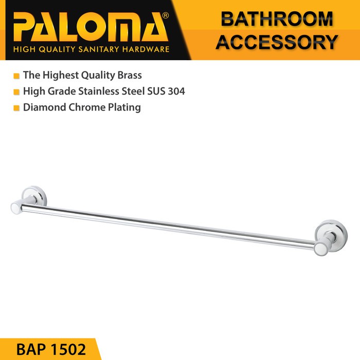 PALOMA BAP 1502 Rak Handuk Baju Gantungan Hanger Dinding Kamar Mandi