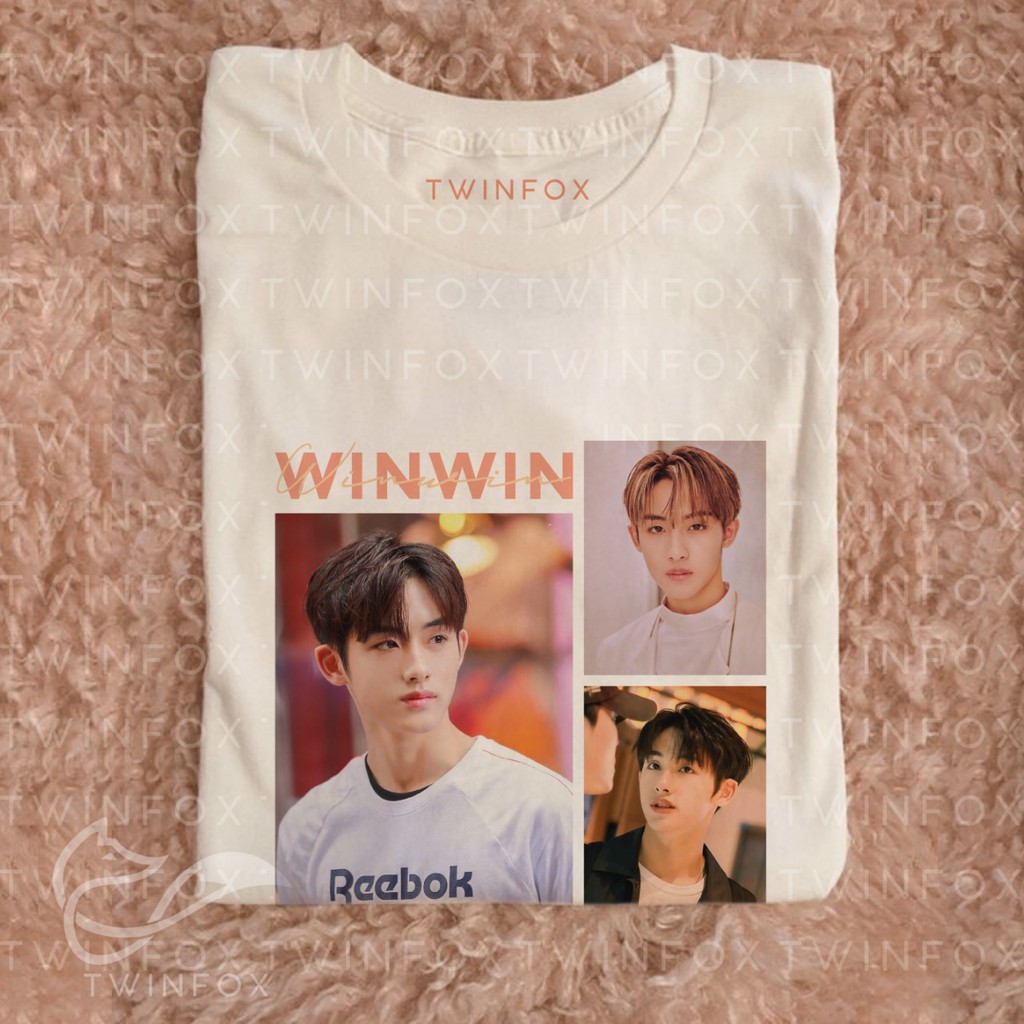 Kaos Kpop Unisex NCT Winwin Photo Grid