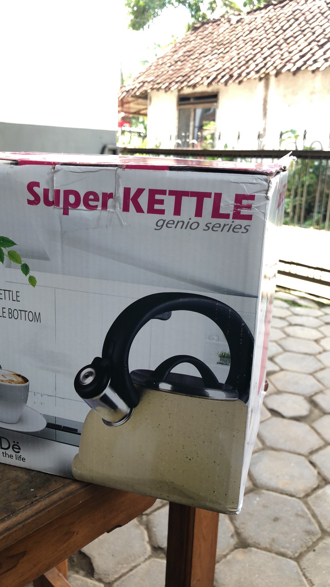 Super Kettle Whistling Bolde - Teko Bunyi Siul Genio Series - Kapasitas 3 L