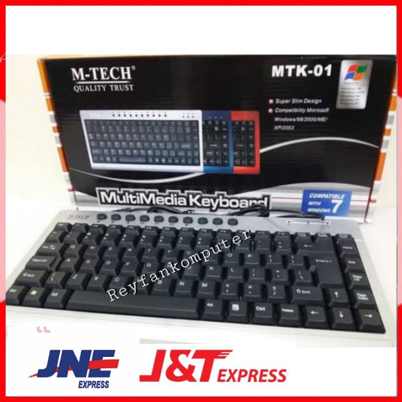 ACM 089 M-Tech MTK-01 Multimedia Keyboard Wired USB Mini