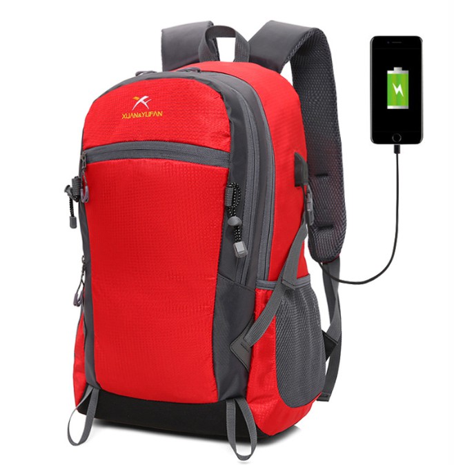 TW02-02 Tas Gunung Ransel Dengan USB Port