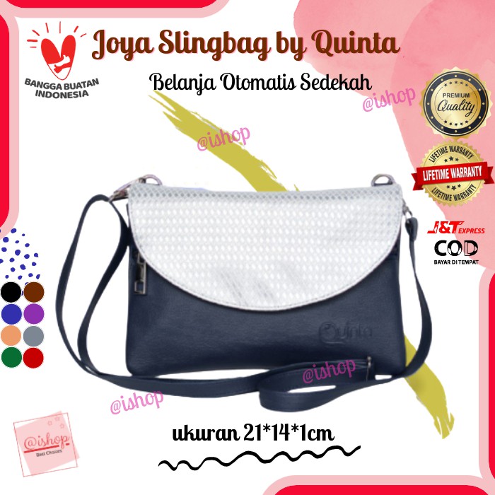Tas Slingbag Selempang Wanita Waterproof Joya by Original Quinta