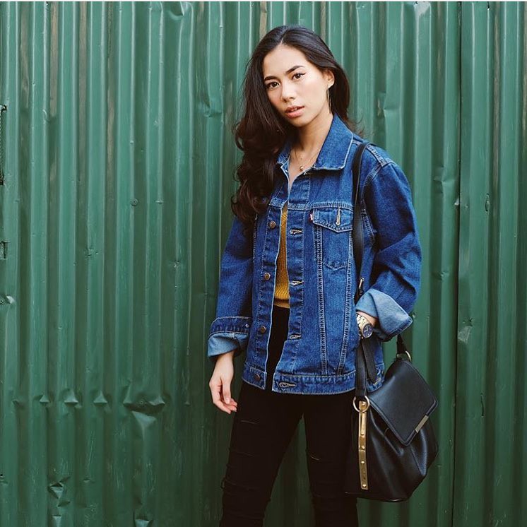 Jaket Jeans Wanita/Jaket Levis/ garment/Bioblitz/Jaket Lengan Panjang