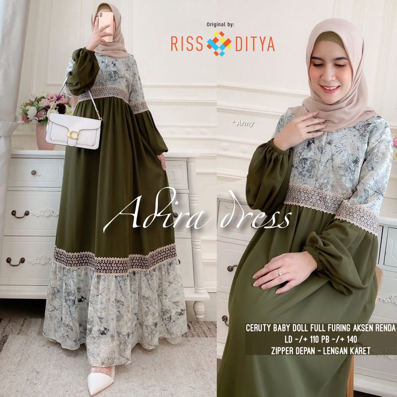 ALANDIA + ADIRA DRESS BY RISS DISTYA ORIGINAL
