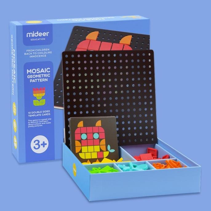 Mideer Mainan anak / Mosaic Pattern Game / MIdeer Mosaic Pattren Game