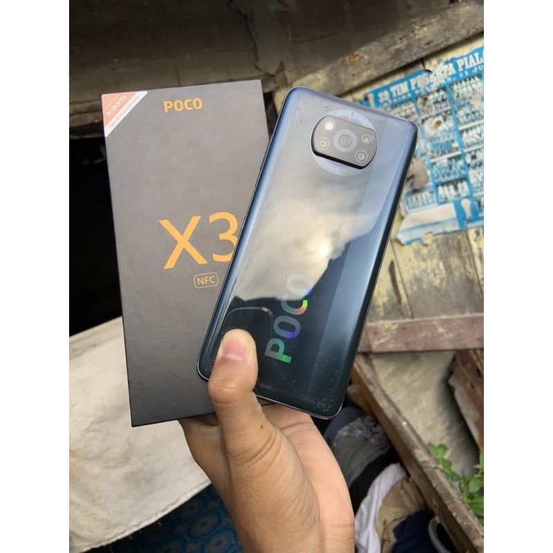 POCO X3 NFC Ram 8/128 second like new Fullset