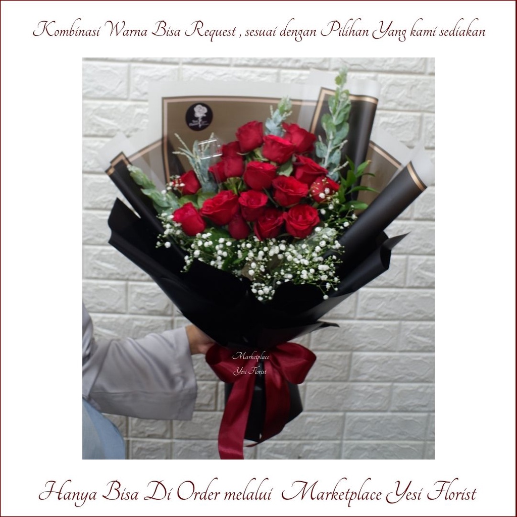 Handbouquet Fresh Flowers || Buket Bunga Asli || Buket Mawar || Buket Bunga Asli Semarang || Hadiah 