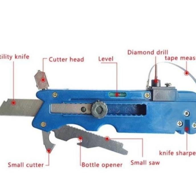 Kualitas terbaik] Pisau pemotong Kaca silet kayu keramik tegel Glass cutter multifunctio