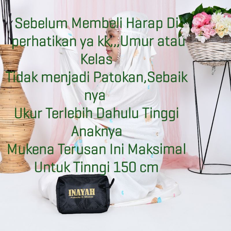 Mukena Terusan Anak Remaja Tanggung Bordir Starla-6