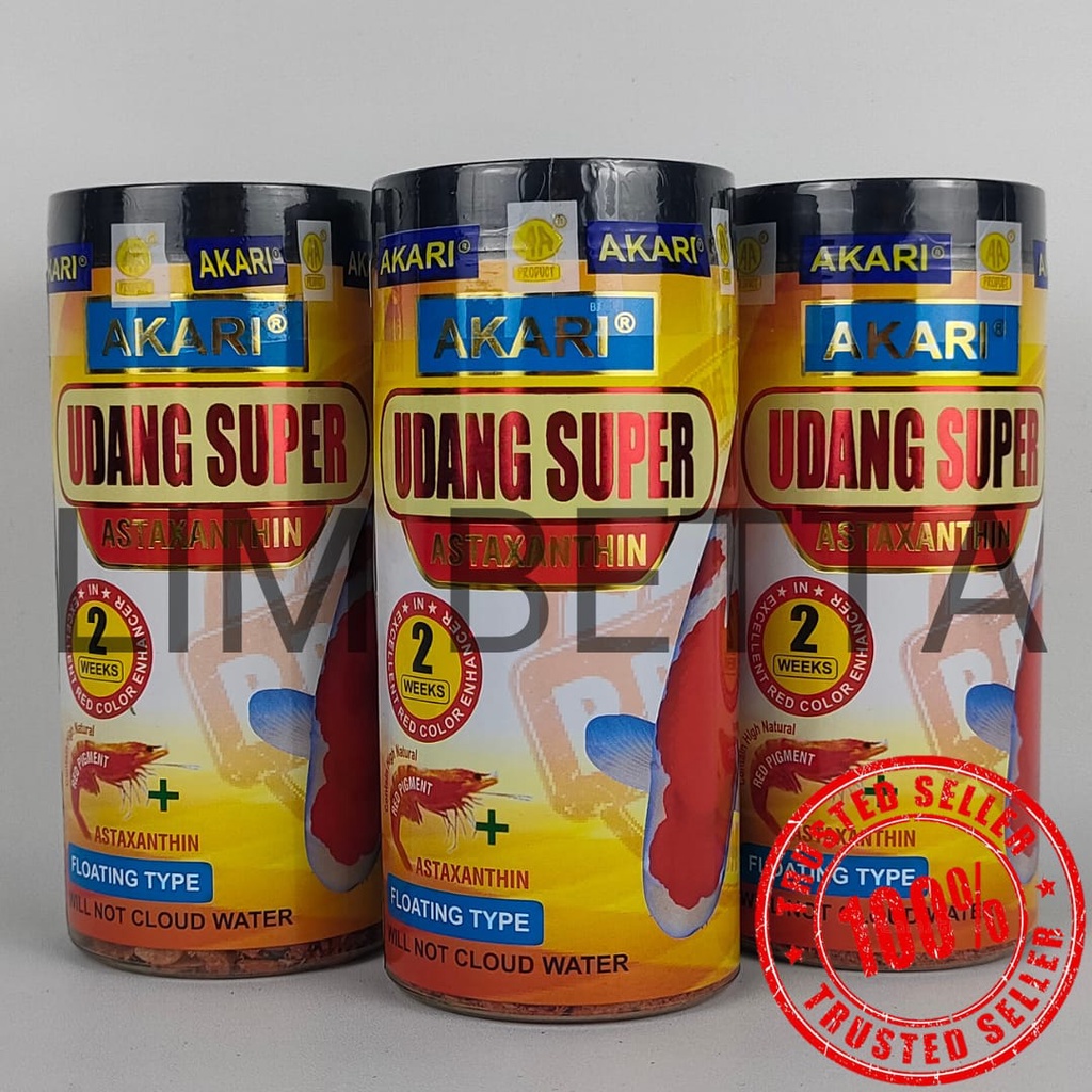 (BOTOL) AKARI UDANG SUPER ASTAXANTHIN 40 GRAM / UDANG KERING