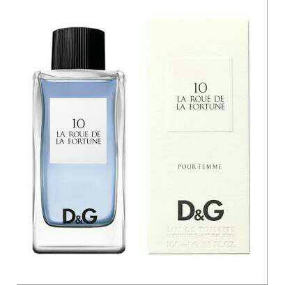Parfum Ori Eropa Nonbox D & G No.10 La Roue La De Fortune EDT 100 Ml