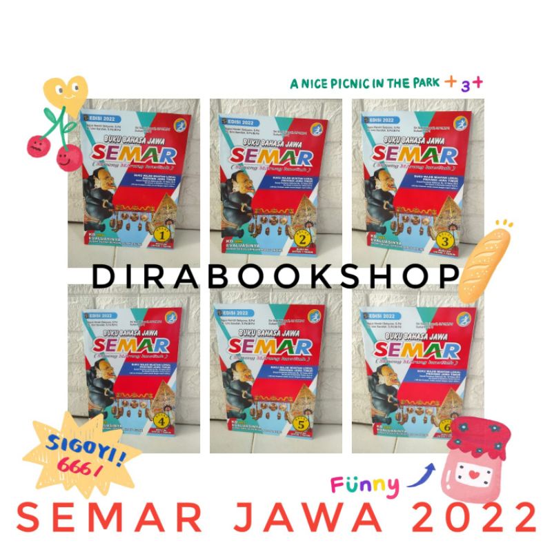 Buku Semar 2022 SD / Buku Soal ulangan Bahasa Jawa SD kelas 1 2 3 4 5 6