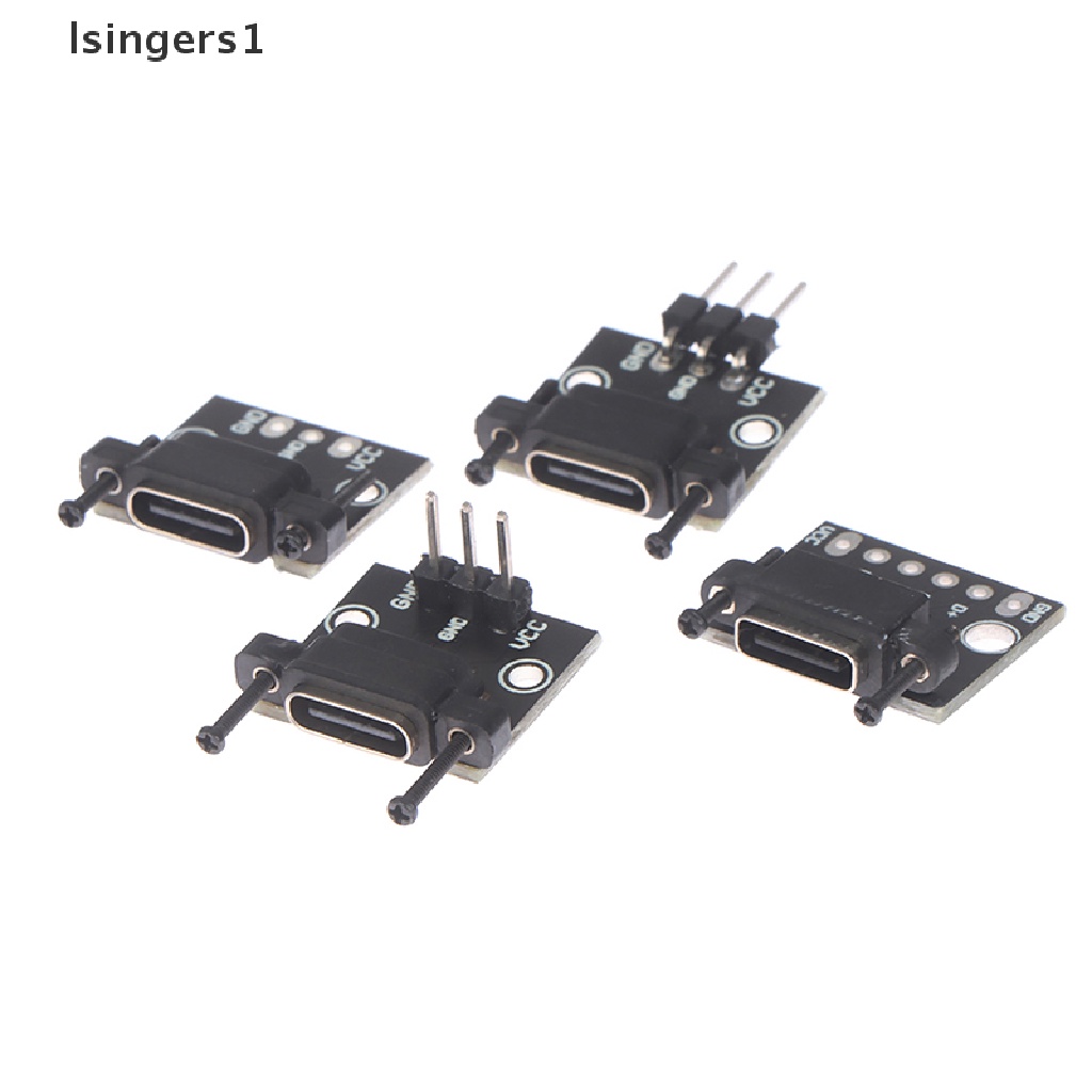 (lsingers1) 1pc Papan Tes PCB USB 3.1 Tipe C Female 12P Dengan Sekrup Adapter