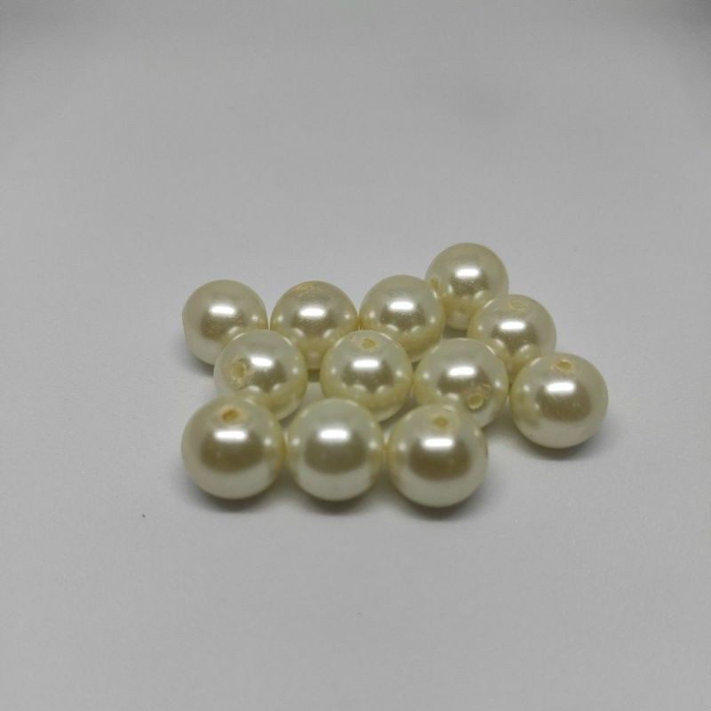 12pcs mutiara sintesis mutsin berat ukuran 12