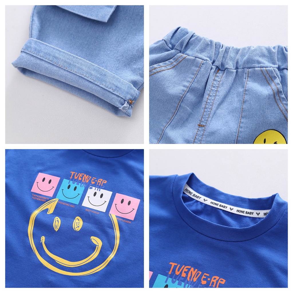 Baju Set Kaos dan Celana Softjeans Anak Bayi Laki Laki Import BRIAN