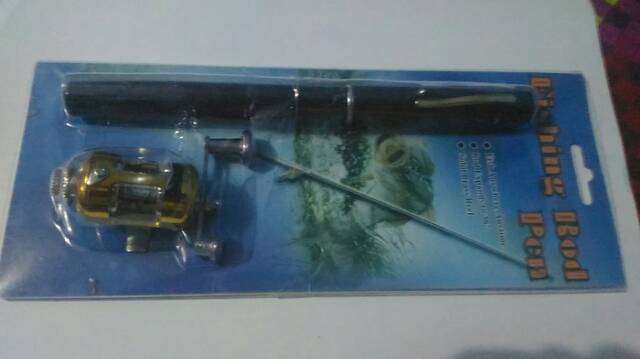 Alat Pancing Pena Alat Pancing Pena Pen Fishing Rod Set Reel + Joran