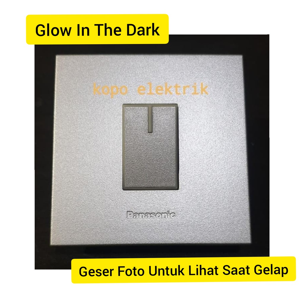 Panasonic Saklar Engkel Kecil Style Silver Tanam Saklar Minimalis Modern